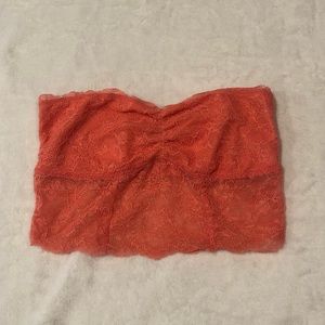 American Eagle Coral Strapless Bandeau